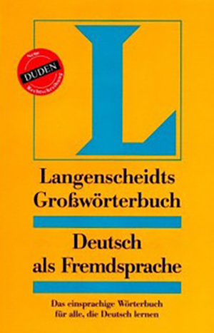 Langenscheidt Grobworterbuch Deutsch Als Fremdsrache