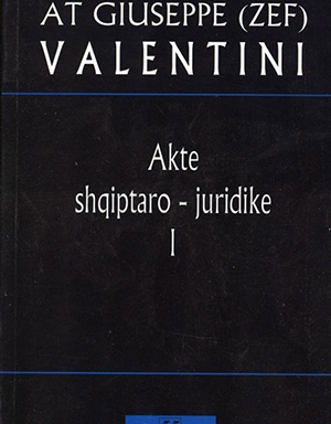 Akte Shqiptaro-Juridike Vol 1