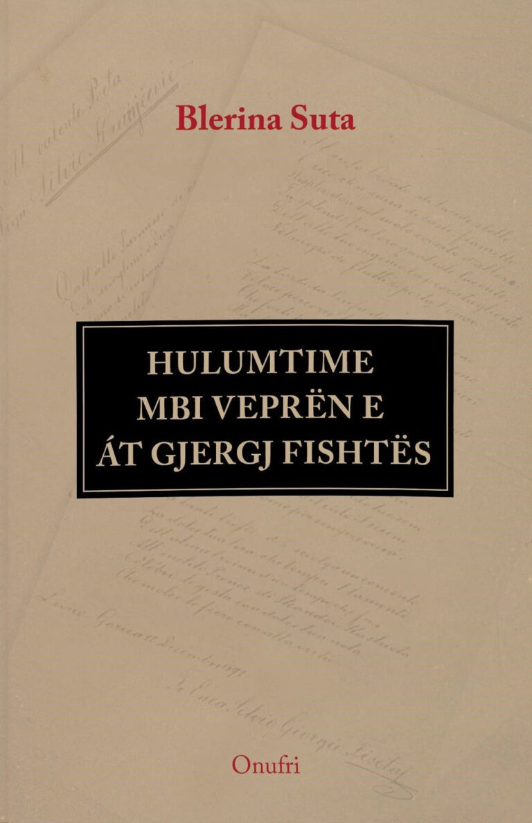 Hulumtime mbi vepren e at Gjergj Fishtes (HC)