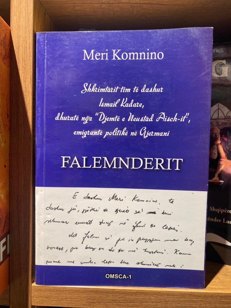 Shkrimtarit tim te dashur Ismail Kadare…