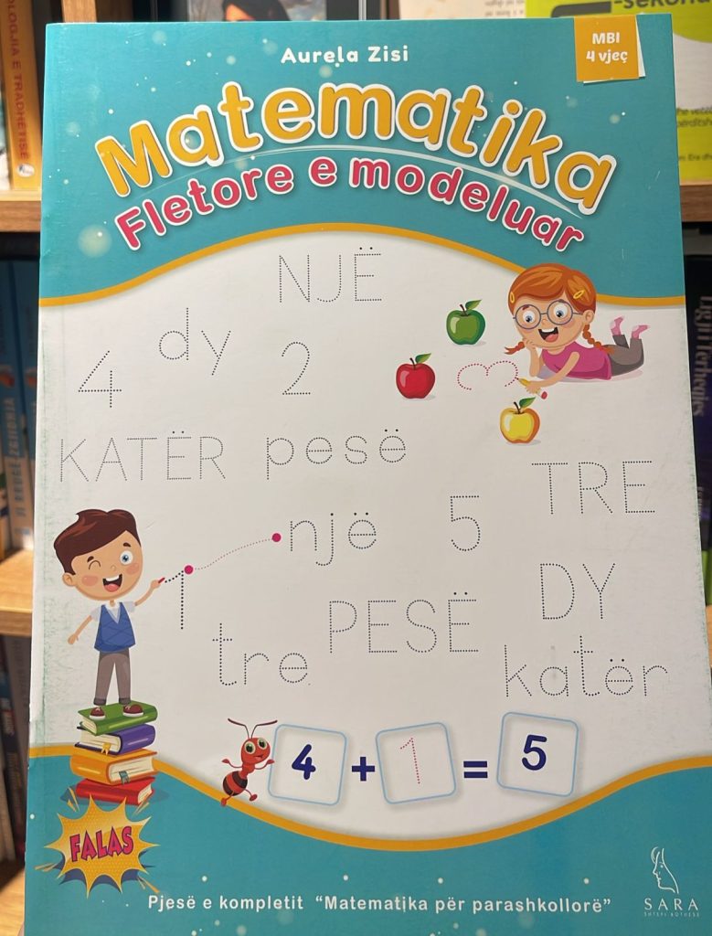 Matematika per parashkollore fletore e modeluar mbi 4 vjec